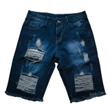 Wide Leg Ripped Shorts