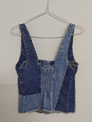 Single Button Breasted Tank Top