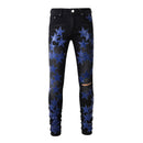 Ripped Blue Star Jeans