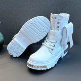 Side Pocket Buckle Boots