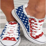 USA American Flag  Canvas Sneakers
