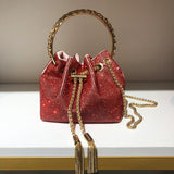 Diamonds Tassel Evening Clutch