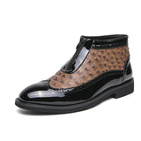 Leather Oxfords Boots