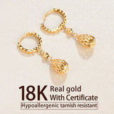 Gold Dainty Teardrop Earrings