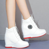 Pumps Genuine Leather Wedge Sneakers