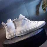 Leather Platform Sneakers