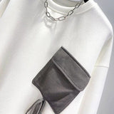 Pocket O-Neck Sweatshirt