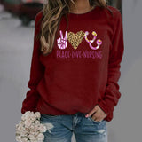 Peace Love Nursing Sweatshirt