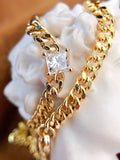 18K Yellow Gold Diamond Bracelet