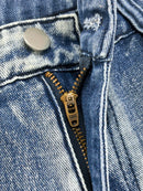 Slim Fit Multi Straps Jeans