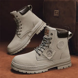 CYYTL Split Leather Martin Boots