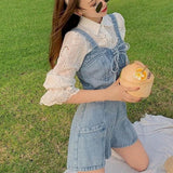 Retraction Wide Leg Romper Shorts