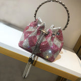 Diamonds Tassel Evening Clutch