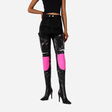 High Heel Side Zipper Banquet Knee High Boots