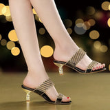 Rhinestone Fine High Heels