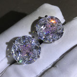 Sterling Silver Crushed Ice Earrings