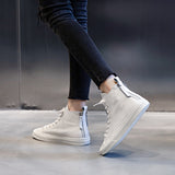 Leather Platform Sneakers