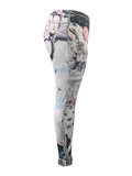 Plus Size Art Design Jeans