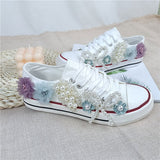 Floral Pearl Sneakers