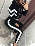 Sport Stripe Style Sweatsuit