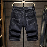 Multi-pocket Cargo Jeans Shorts