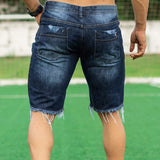 Wide Leg Ripped Shorts