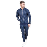 Striped Zipper Tracksuit