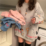 Graffiti Loose Sweatshirt