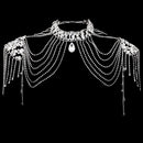 Crystal Wedding Shoulder Chain Necklace