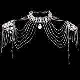 Crystal Wedding Shoulder Chain Necklace