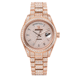 Rose Gold Crystal watch