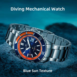 Diving Mechanical Dual Time Watch