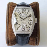 Chronograph Tonneau Diamonds Luxury Watch