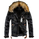 Fur Collar Jean Jacket
