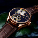 Luxury Gemini Leather Watch