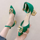 Pearl Square High Heels