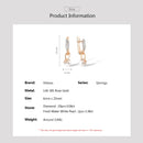 Pure 14K Pearl Gold Earrings