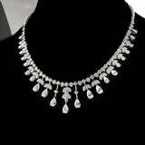 Roses Choker Moissanite Necklace