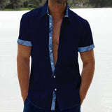 Hawaiian Short Sleeve Dress Shirt