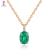 Emerald Diamond Necklace