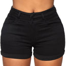 Double Button Jeans Shorts
