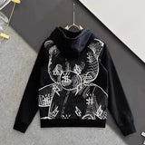 AlexPlein Rhinestones Teddy Bear Tracksuits
