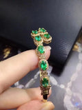 Natural Columbia Emerald Bracelet