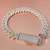 Moissanite Cuban Chain Bracelet