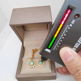 Green Moissanite Earrings