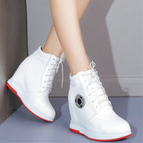 Pumps Genuine Leather Wedge Sneakers