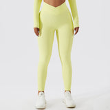 Crossover Pocket  Fitness Leggings