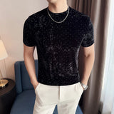 Velvet Shirt Top