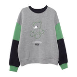 Cute Teddy Bear Cartoon Sweatshirt