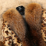 Leopard Parka Winter Jacket